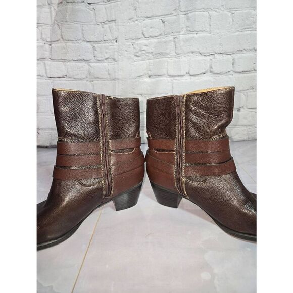 Naturalizer Katrina Women's Size 6M Brown Short Heeled Boot - Picture 4 of 10